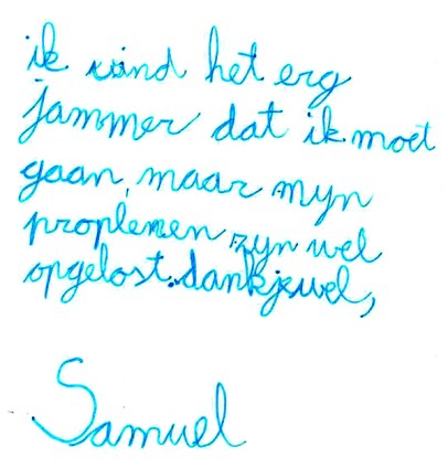 Samuel, 10 jaar